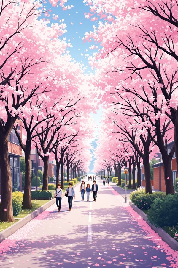 樱花坡道